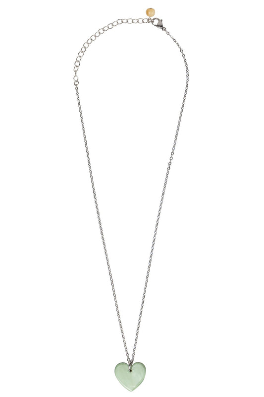 Green Heart Necklace