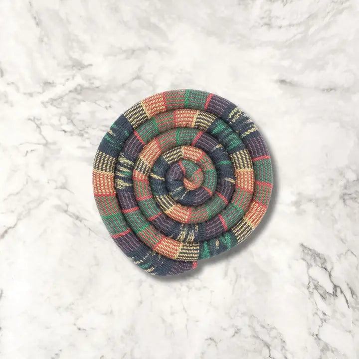 SPIRAL SPICED HEATABLE TRIVET - ASSORTED, MEDIUM