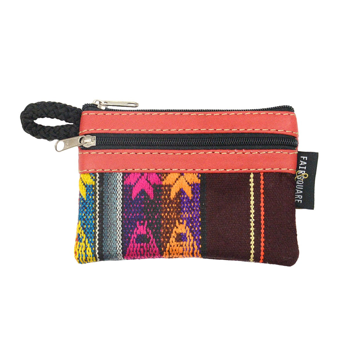 Leather/Fabric Coin Purse - Assorted