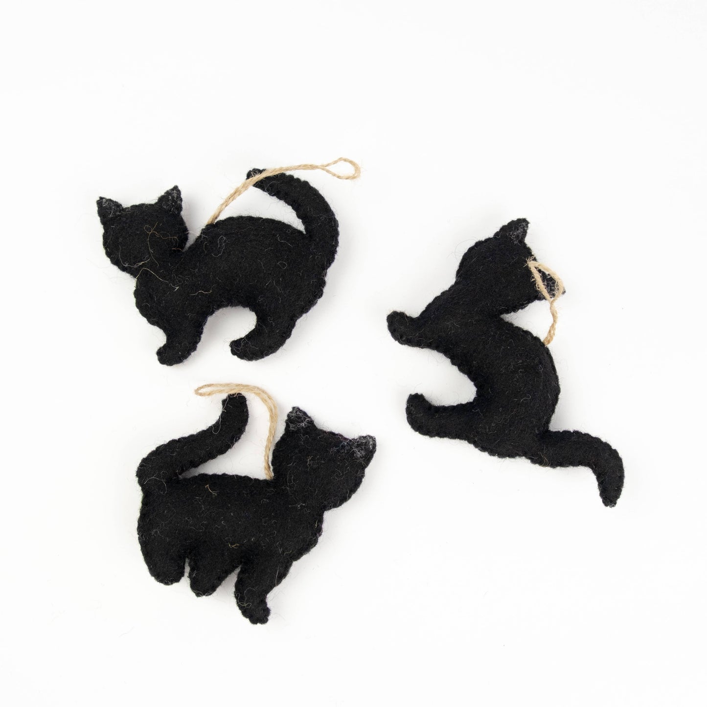 Felt Black Cat Ornament