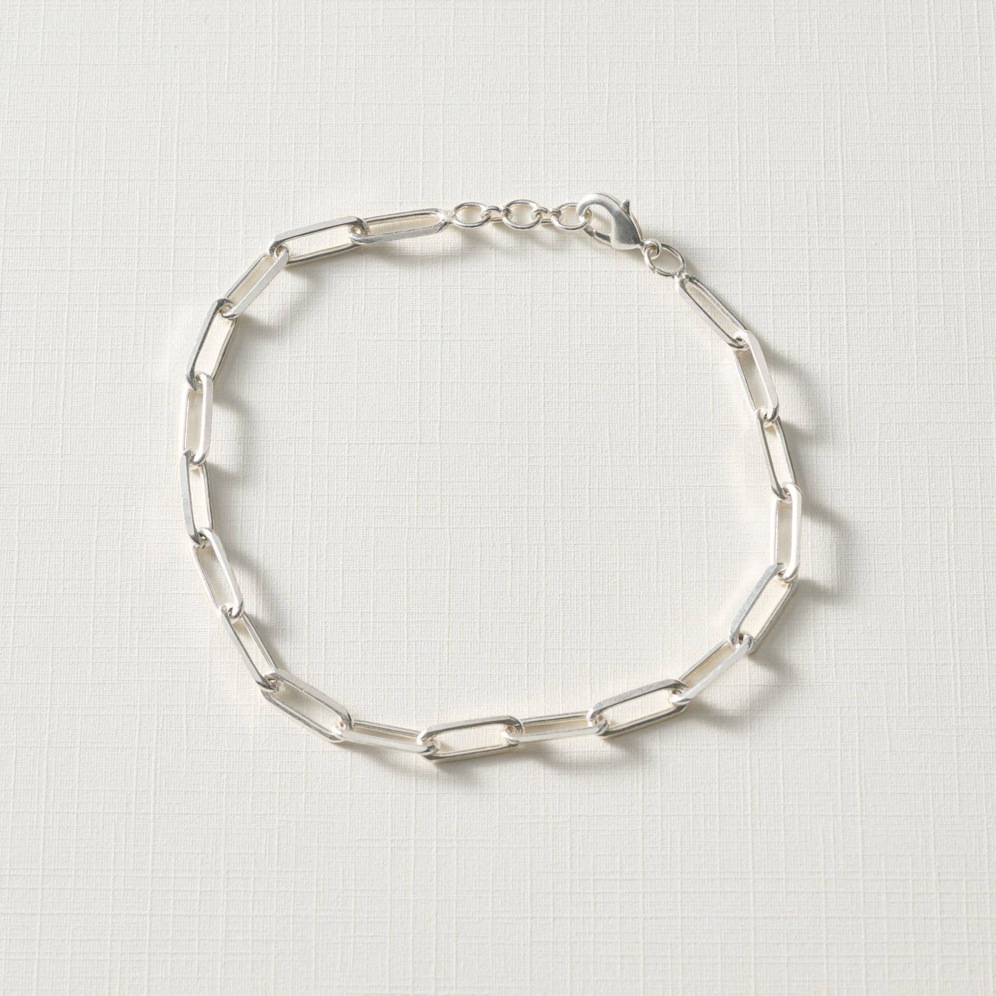 Sanvi Silver Tone Link Bracelet