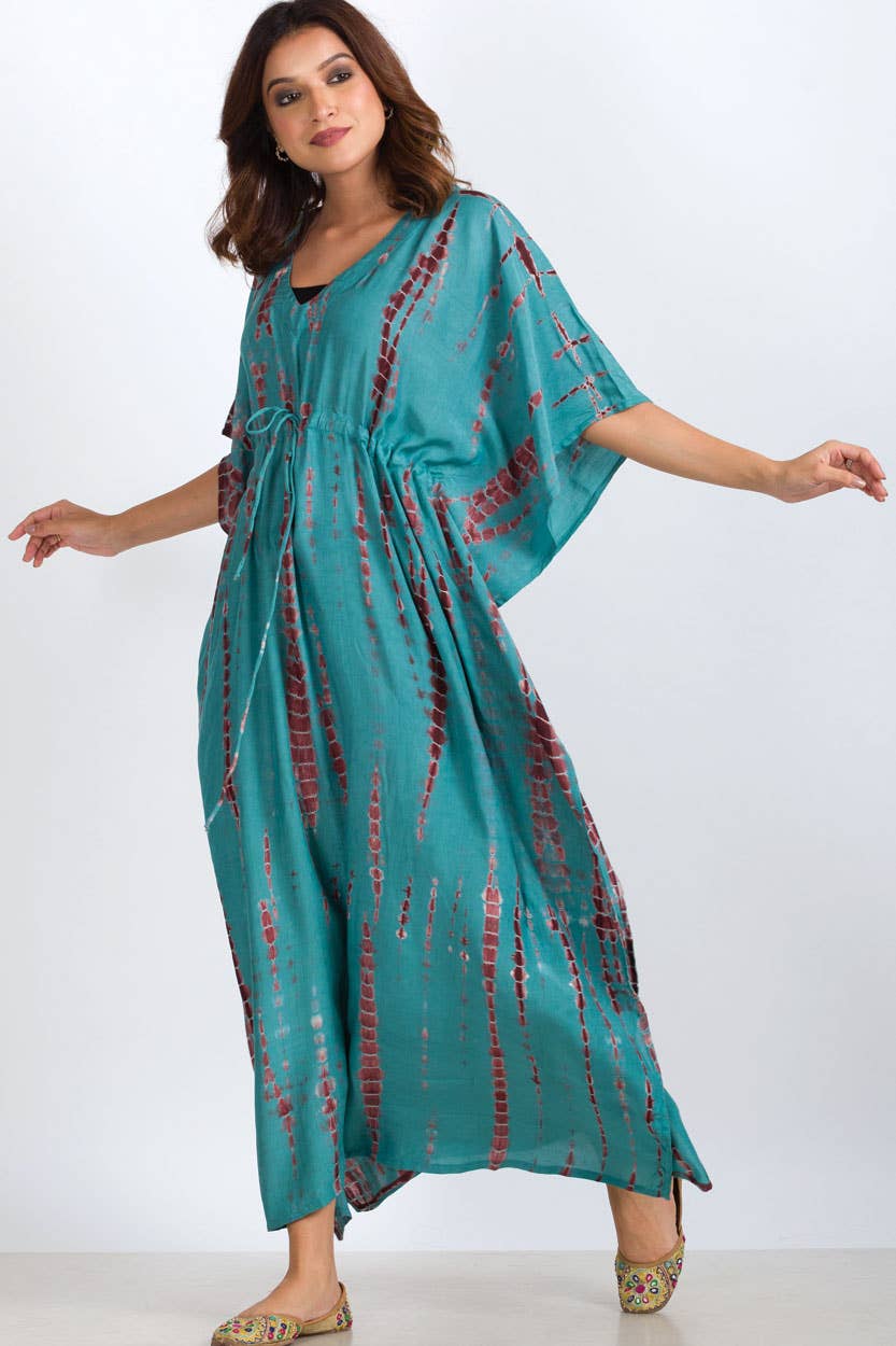 Shibori Caftans