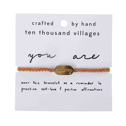 Affirmation Bracelet - You Are Strong - Default Title (5907090)