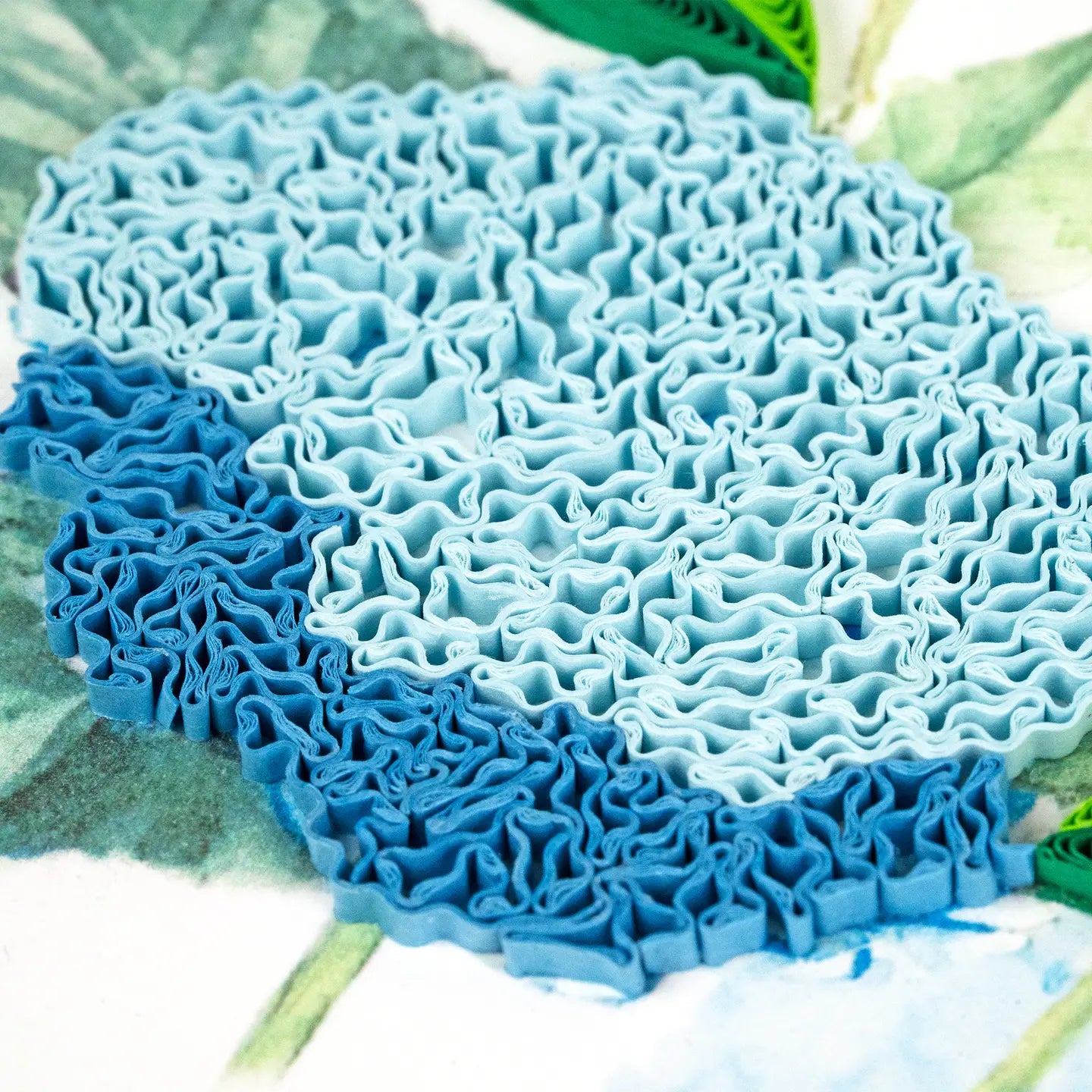 Quilled Wild Hydrangeas Greeting Card