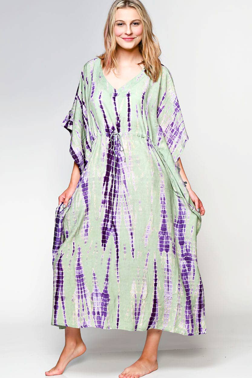 Shibori Caftans