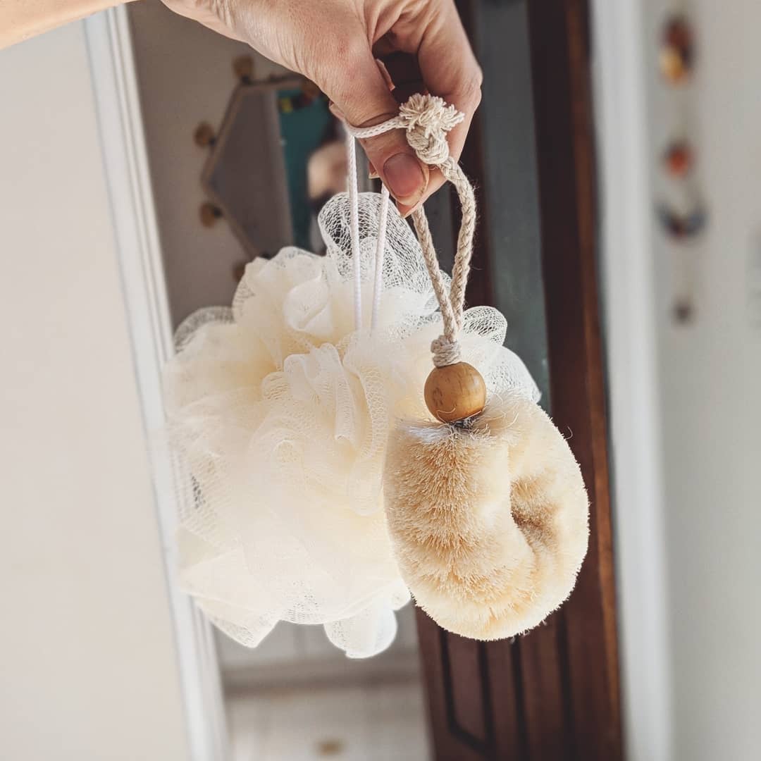 Shower Puff Body Brush