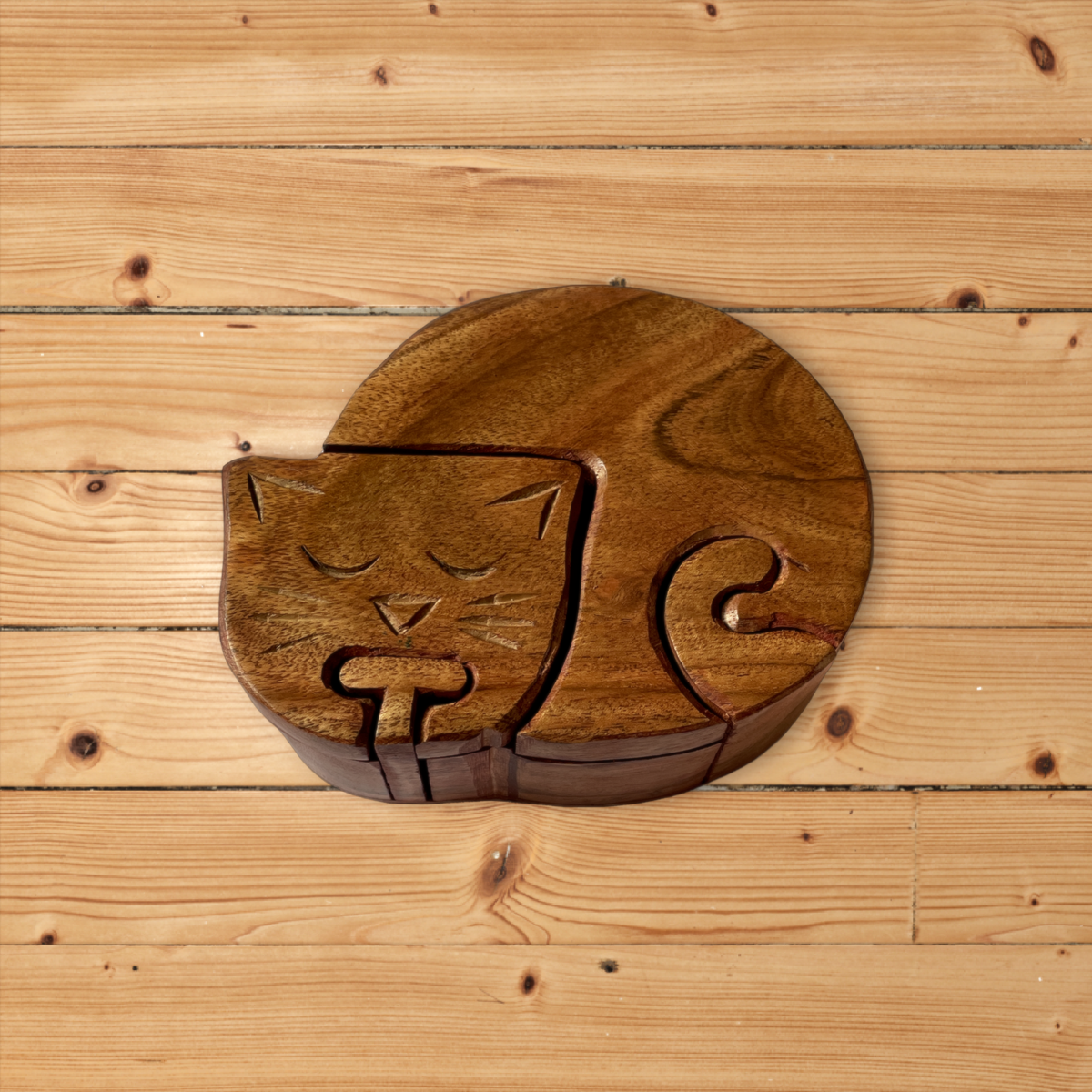 Cat Puzzle Box