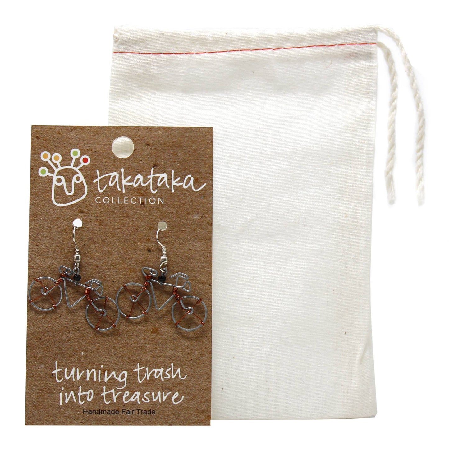 Wire Bicycle/Bike Earrings