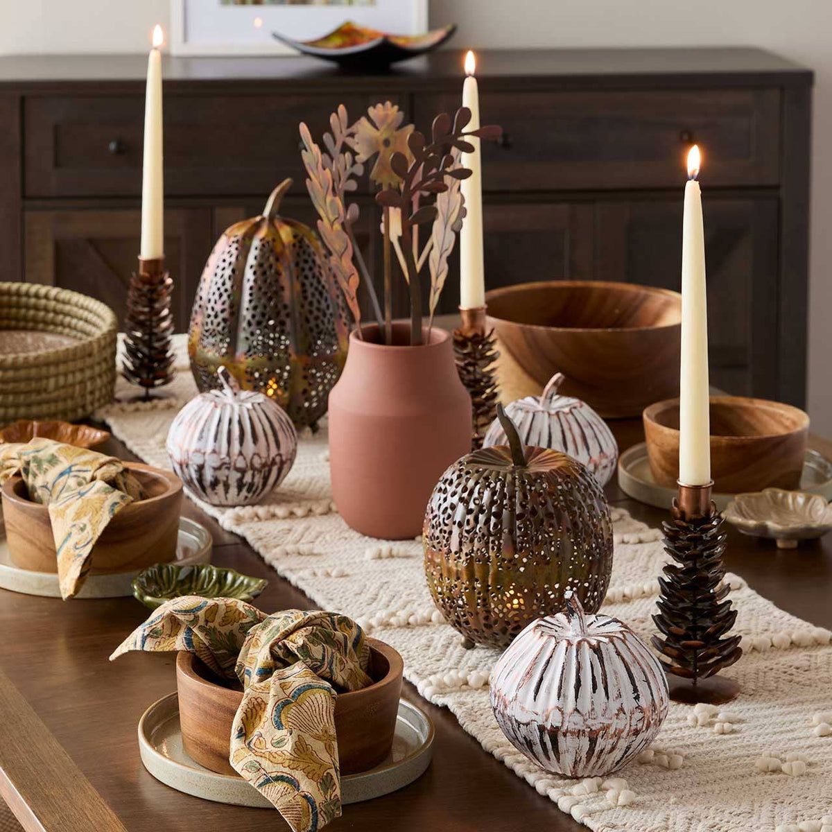 Harvest Glow Fall Gourd Lantern