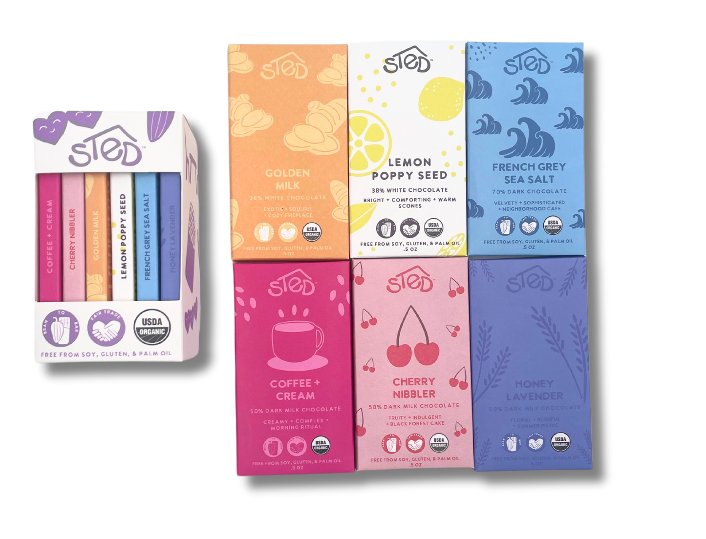 Bestselling 6 Mini Bars Gift Pack - Spring Seasonal