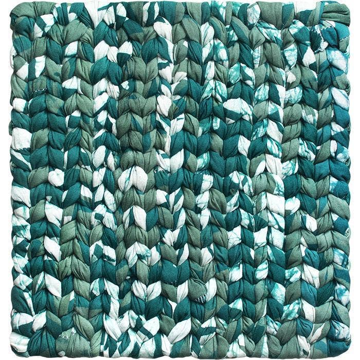 Trivet: Woven - Green-Organic