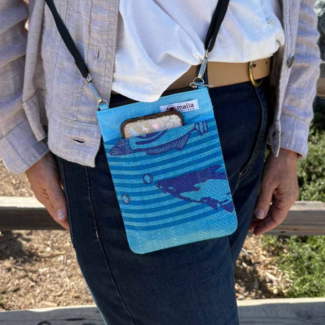Mini Recycled Phone Crossbody