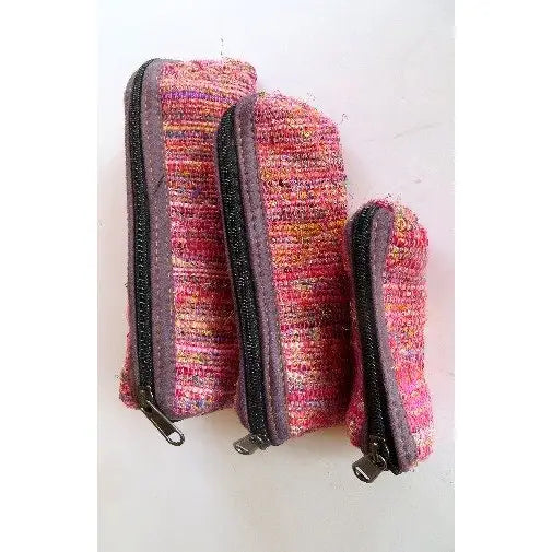 Silk Yarn Pencil Case - Set of 3