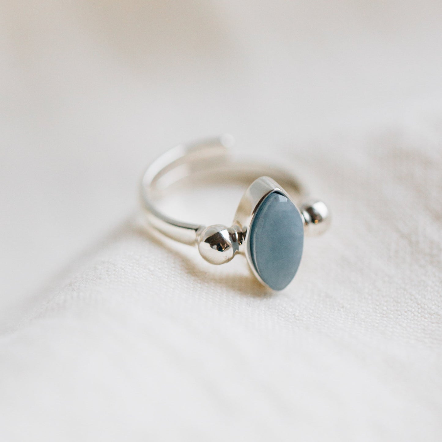 Celestial Silver Marquise Ring