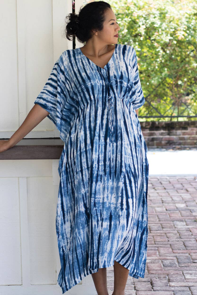 Shibori Caftans