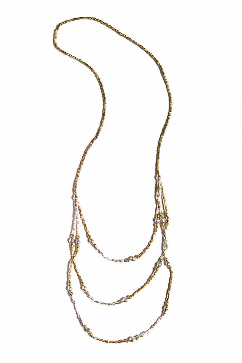 Two Tone Artillery Necklace