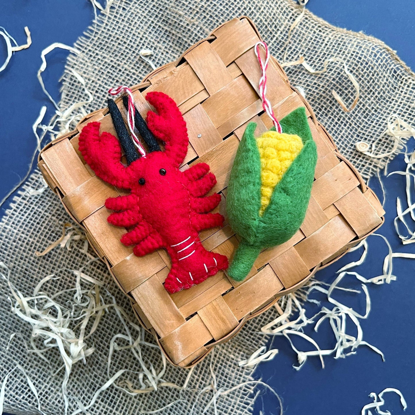 Lobster Felt Wool Ornament