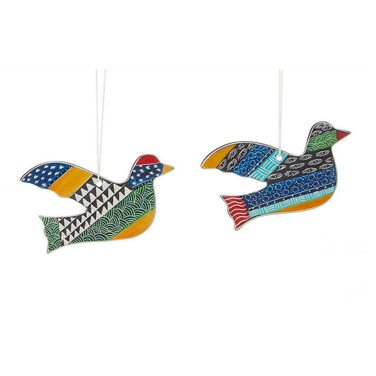 Soapstone Turtle Dove Ornaments