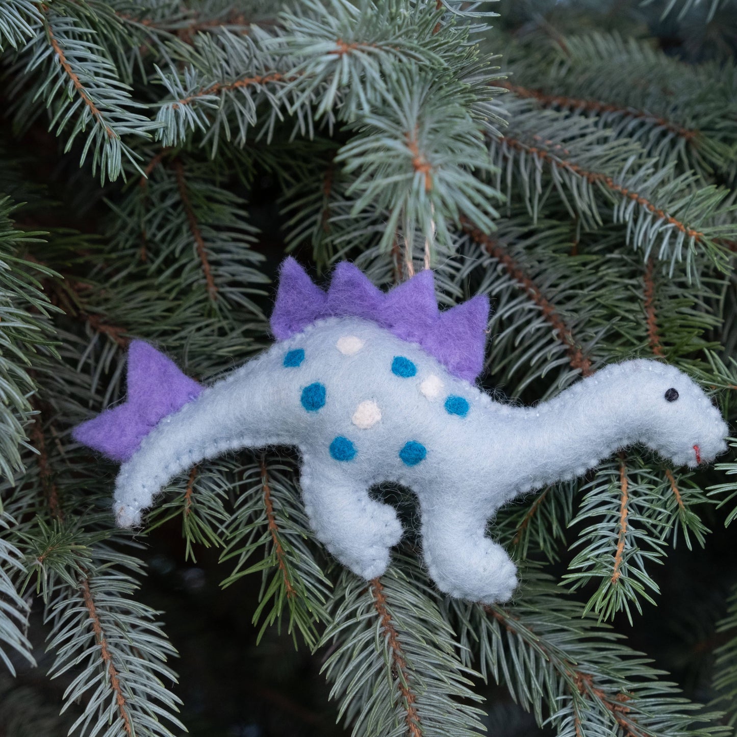 Felt Dinosaur Ornament - Assorted