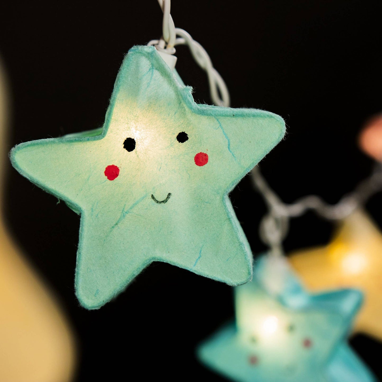 Plug-In String Lights - Stars