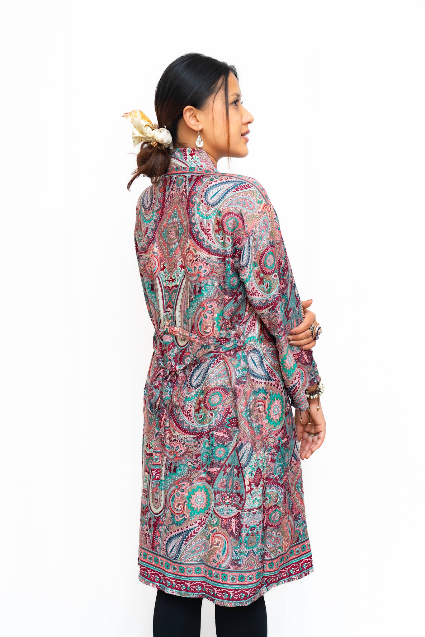 Long Sleeves Upcycled Kimono
