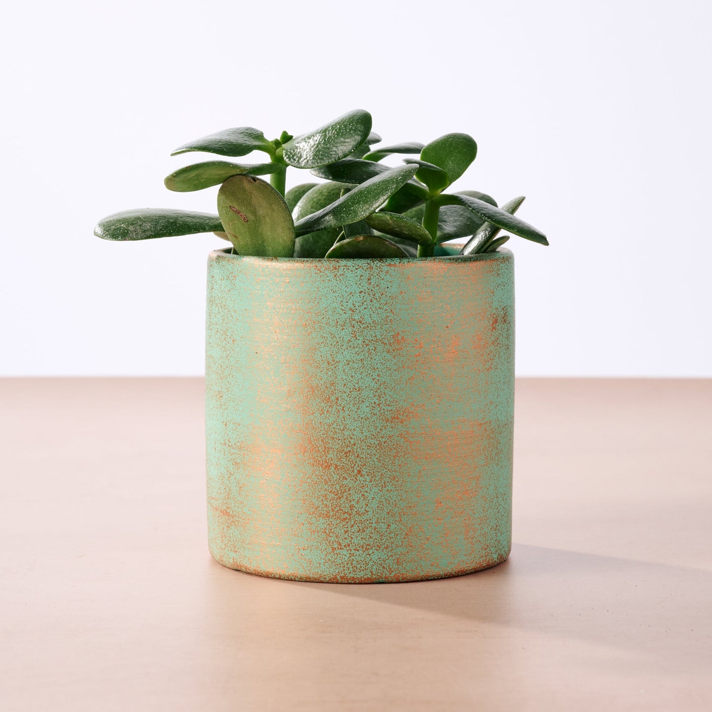 Chota Terracotta Mini Planter - Turquoise