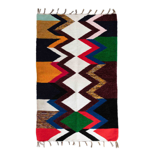 Zig-Zag Chenille Rug