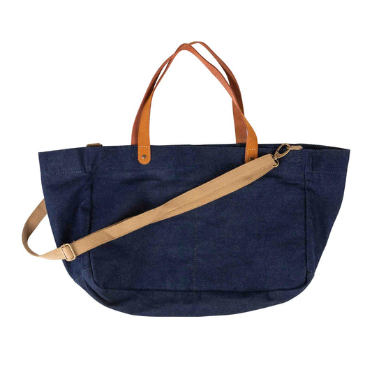Upcycled Denim Weekender Bag