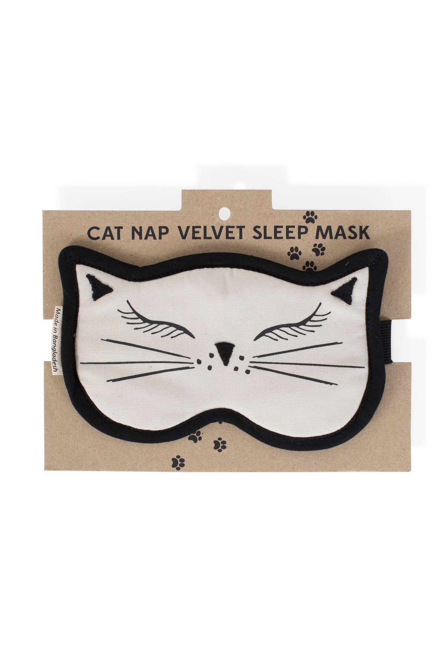 Cat Nap Velvet Sleep Mask