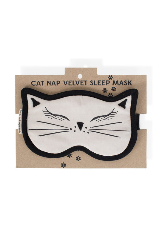 Cat Nap Velvet Sleep Mask