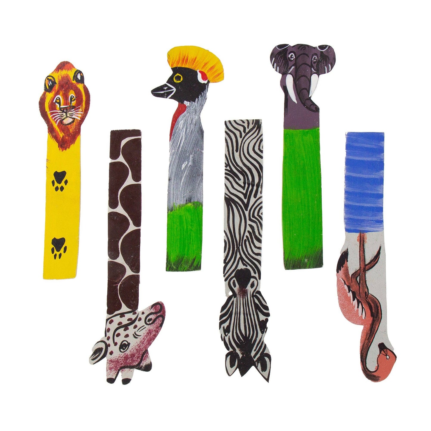 Animal Design Leather Bookmark- Assorted Animals
