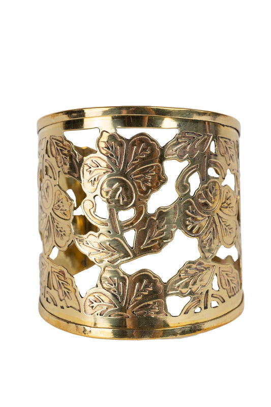 Floral Cuff Bracelet
