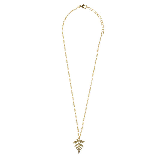 Leaf Charm Pendant Necklace