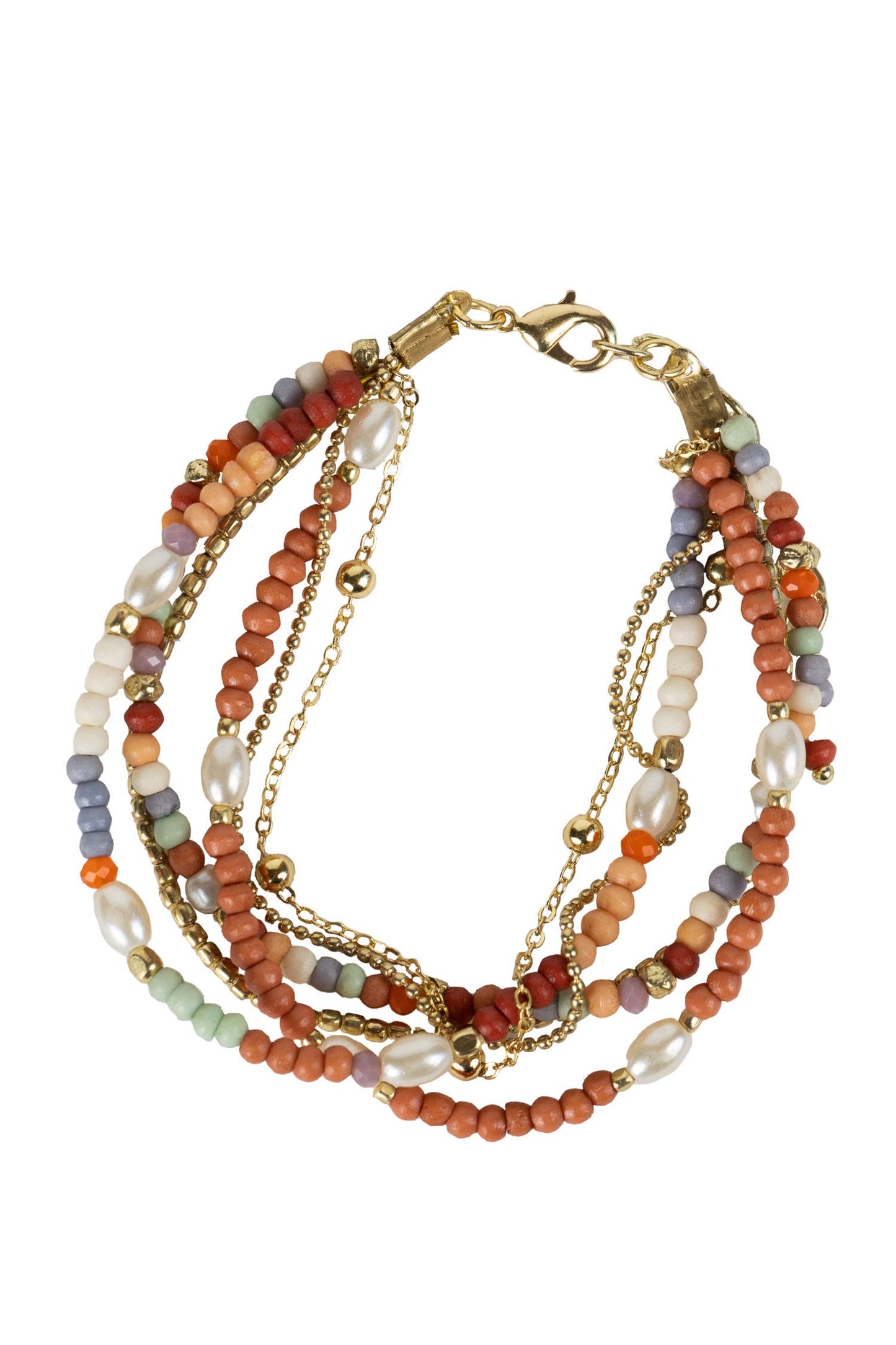 Peachy Multistrand Bracelet