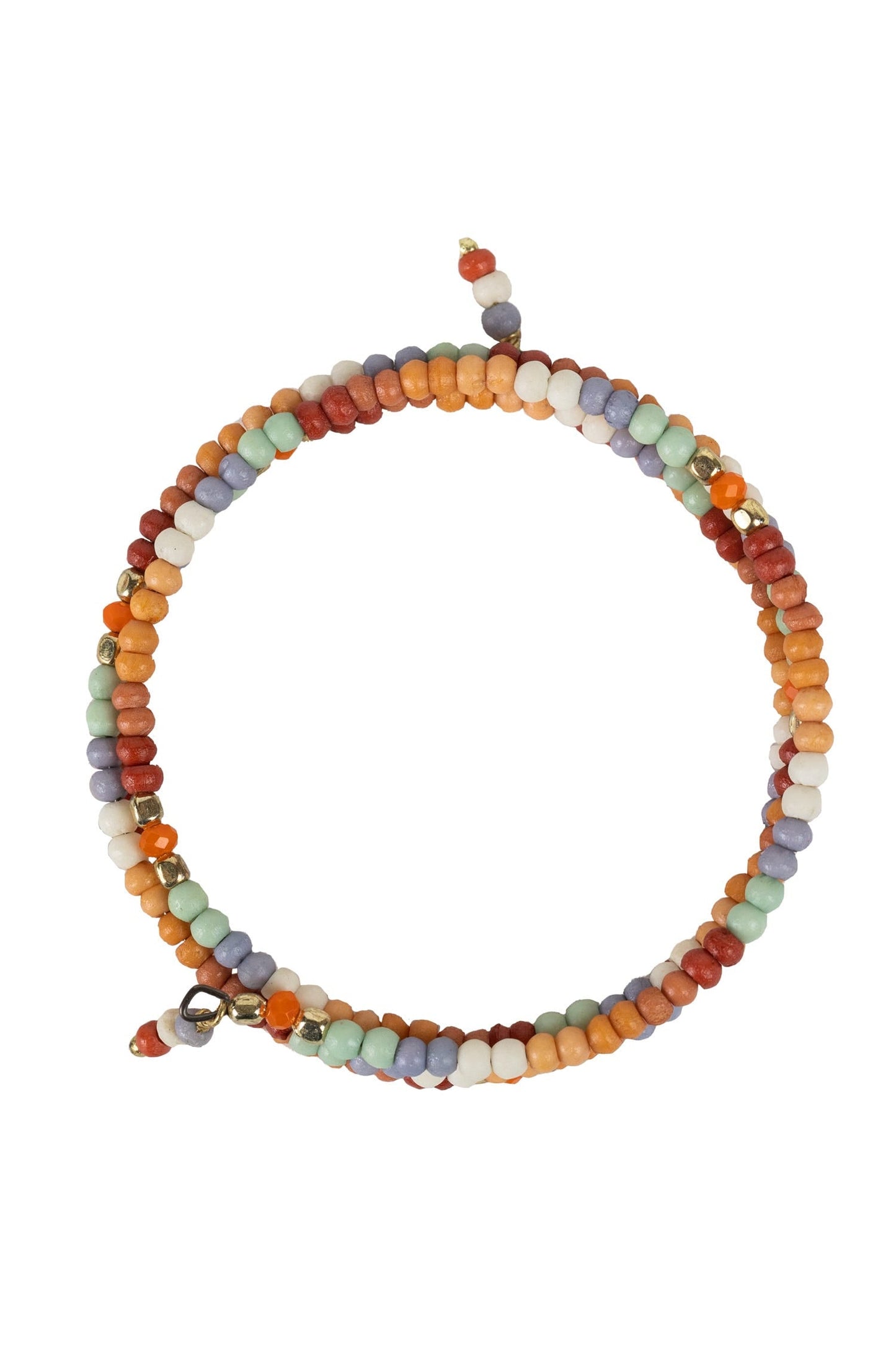 Peachy Spiral Bracelet