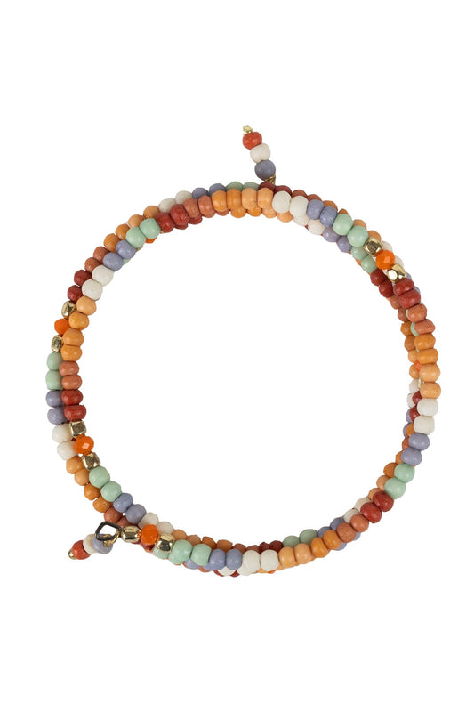 Peachy Spiral Bracelet