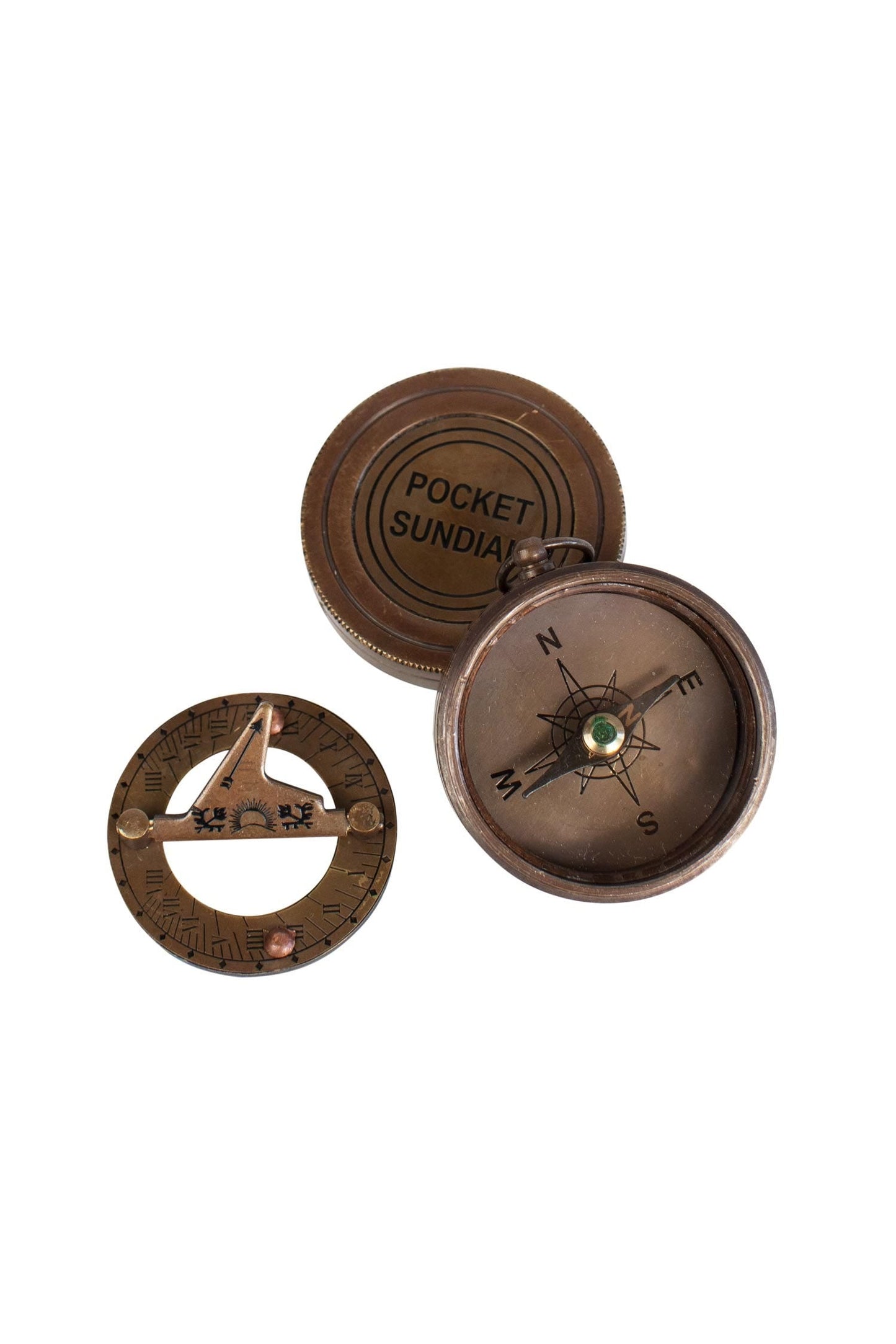 Pocket Sundial & Compass