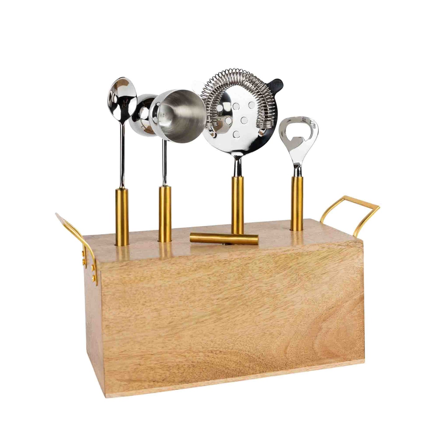 Kokatel Bar Tool Set with Stand - Set of 5 - Default Title (6832700)
