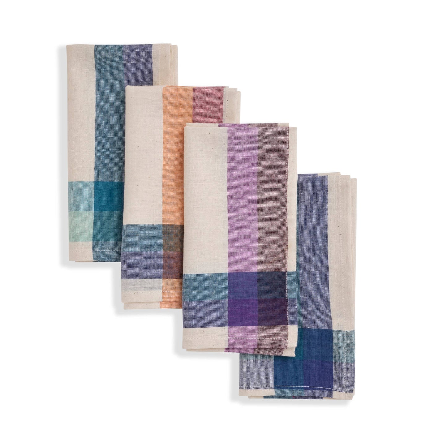 Handwoven Cotton Napkin Set (4) - Clove