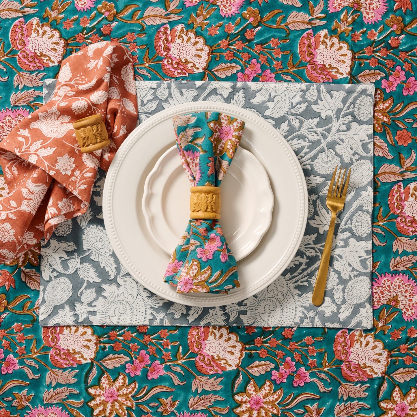 Stabaka Blockprint Napkin