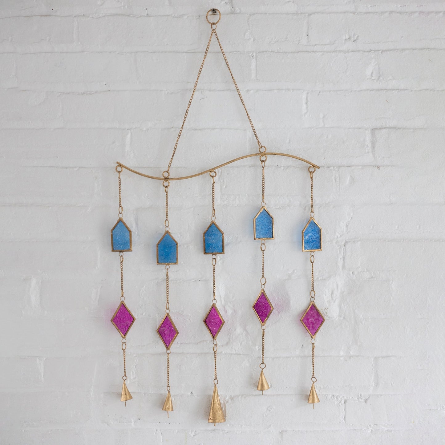 Dayamand Recycled Iron & Glass Chime