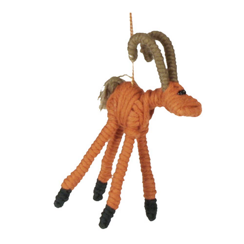 Cotton & Wire Safari Animal Ornaments