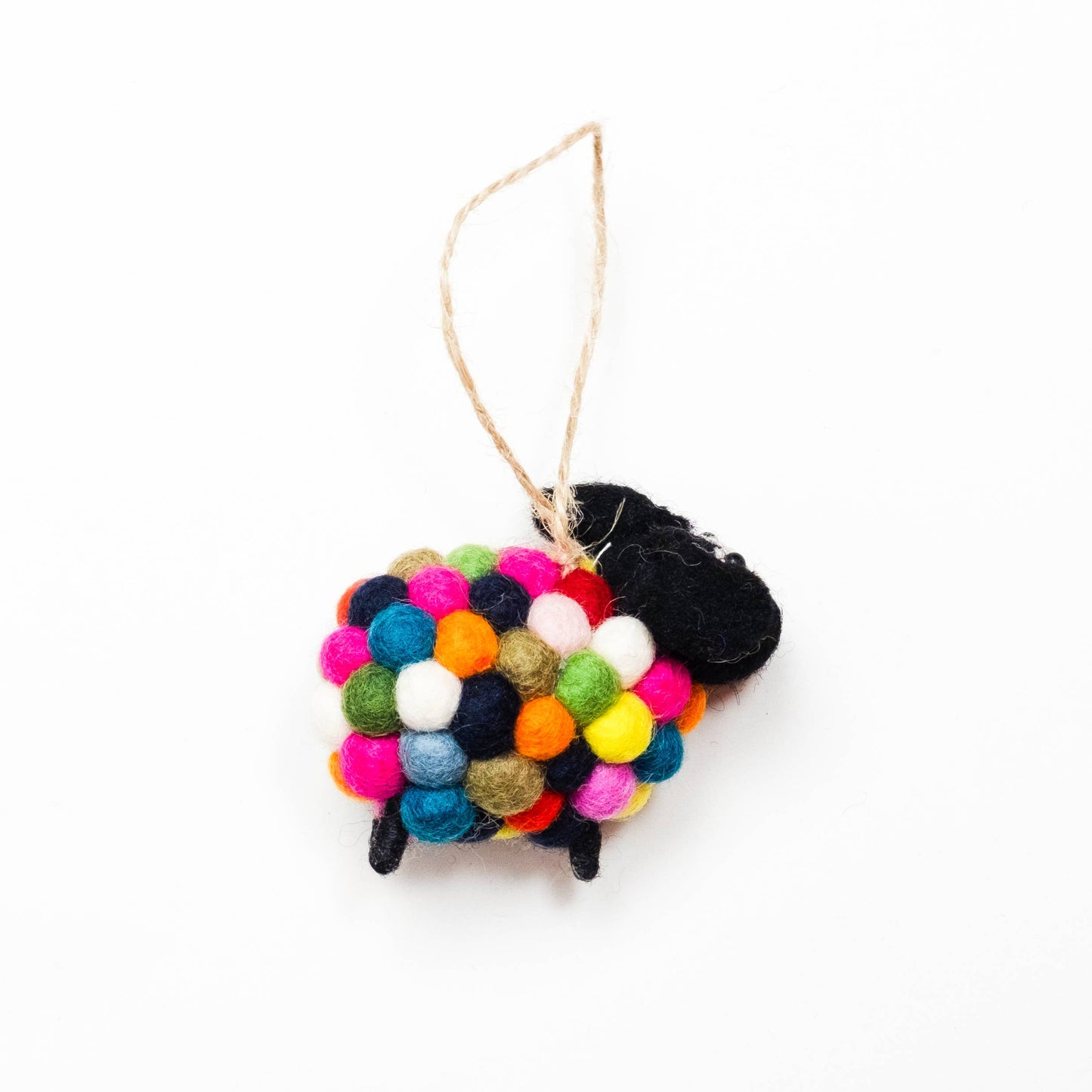 Rainbow Ball Sheep Ornament