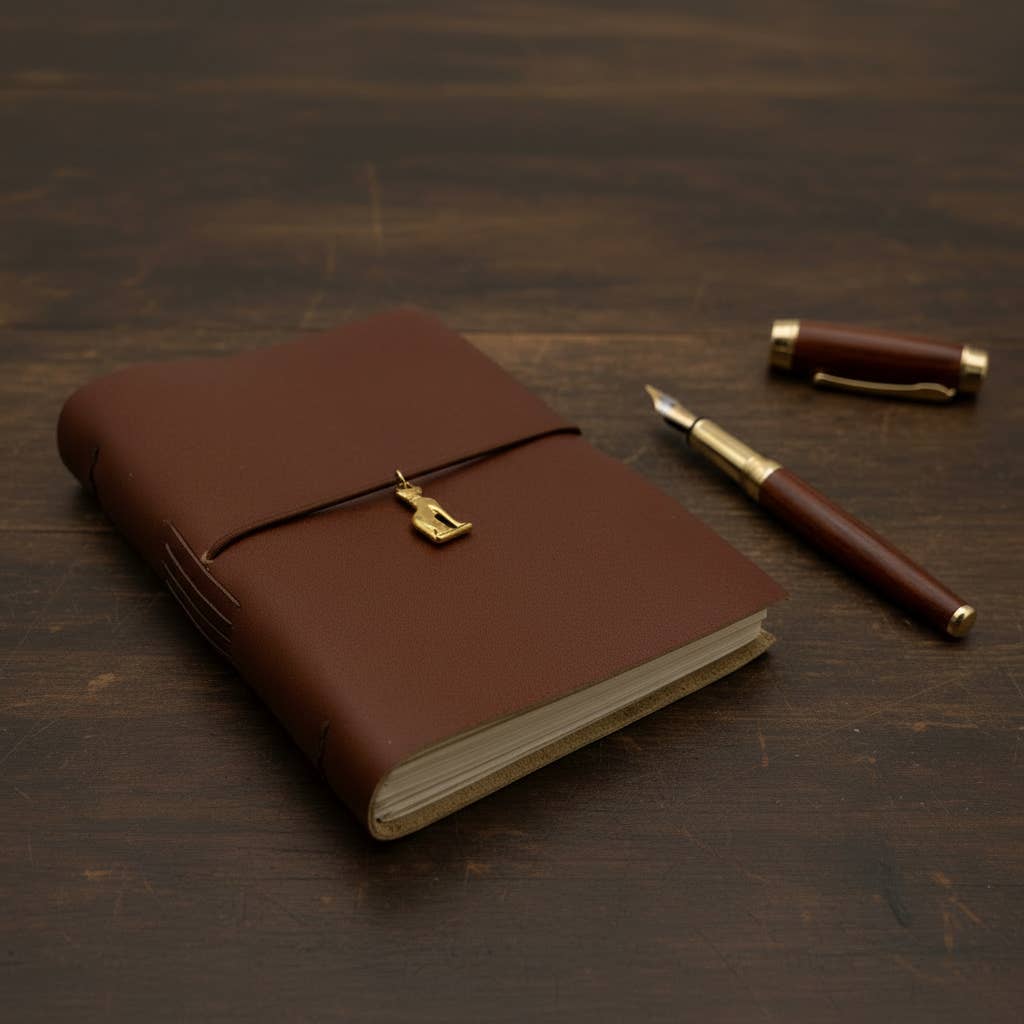 Leather Journal - Camel/Havane