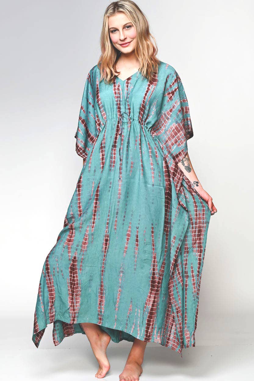 Shibori Caftans