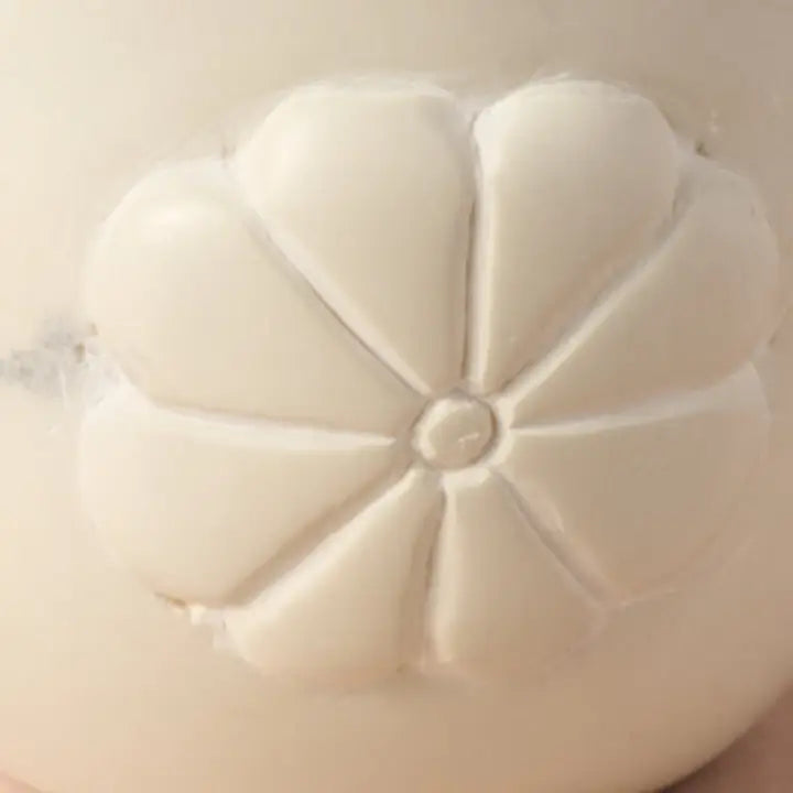 Mea Floral Soapstone Planter