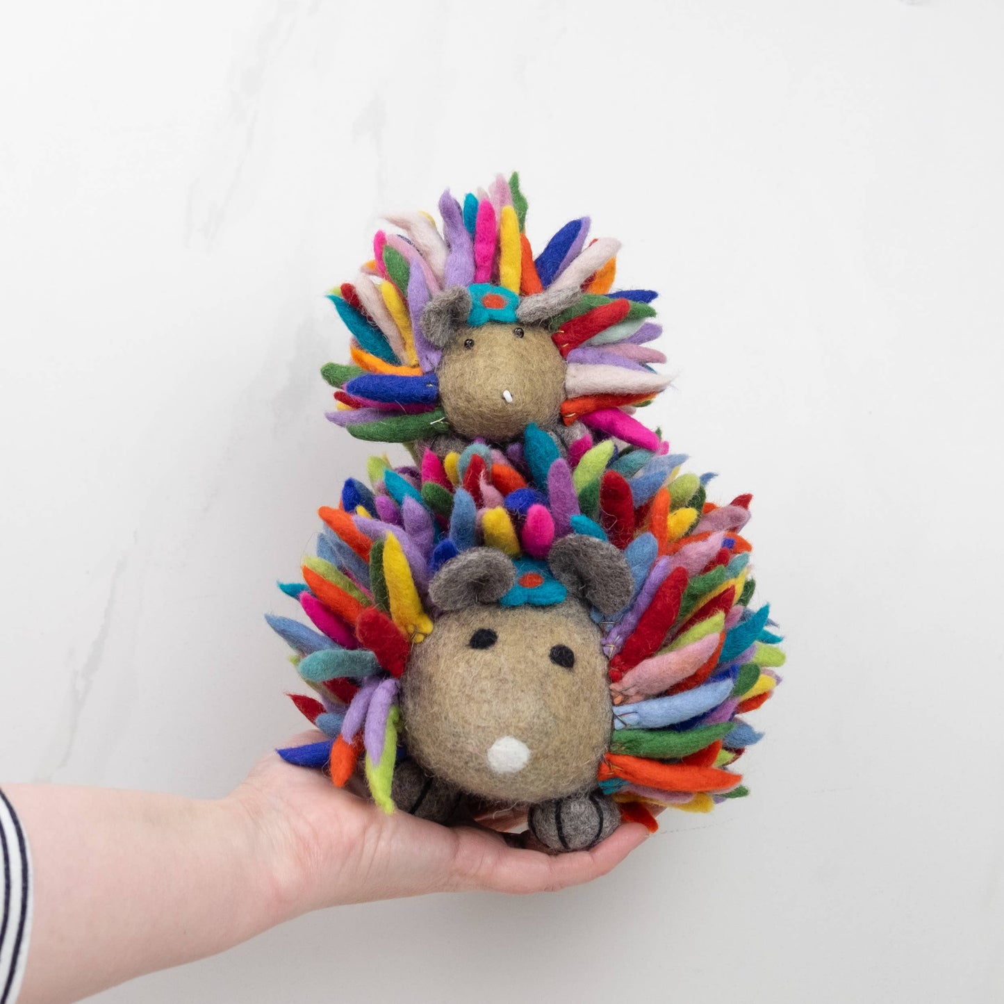 Hedgehog Toy - Rainbow, Small