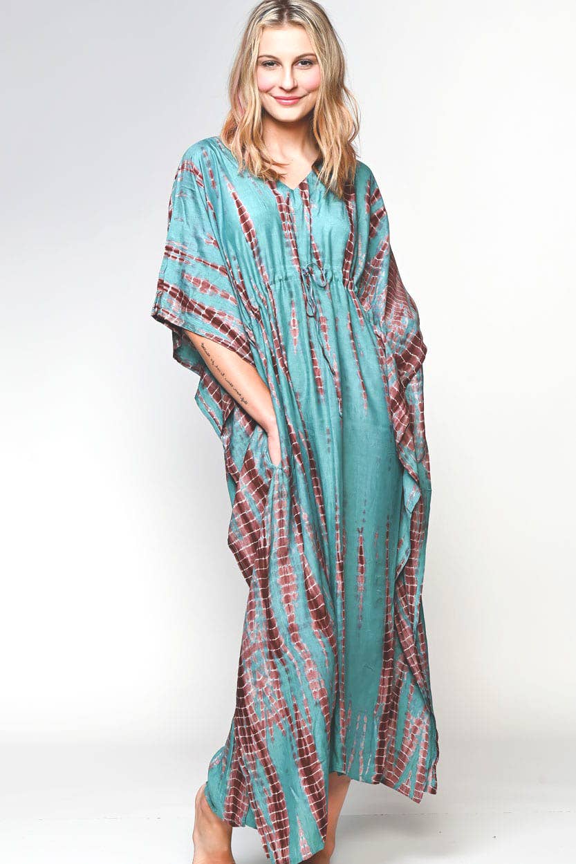 Shibori Caftans