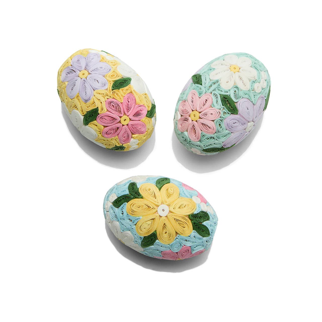 Lovely Daisy Quilled Easter Eggs - Assorted