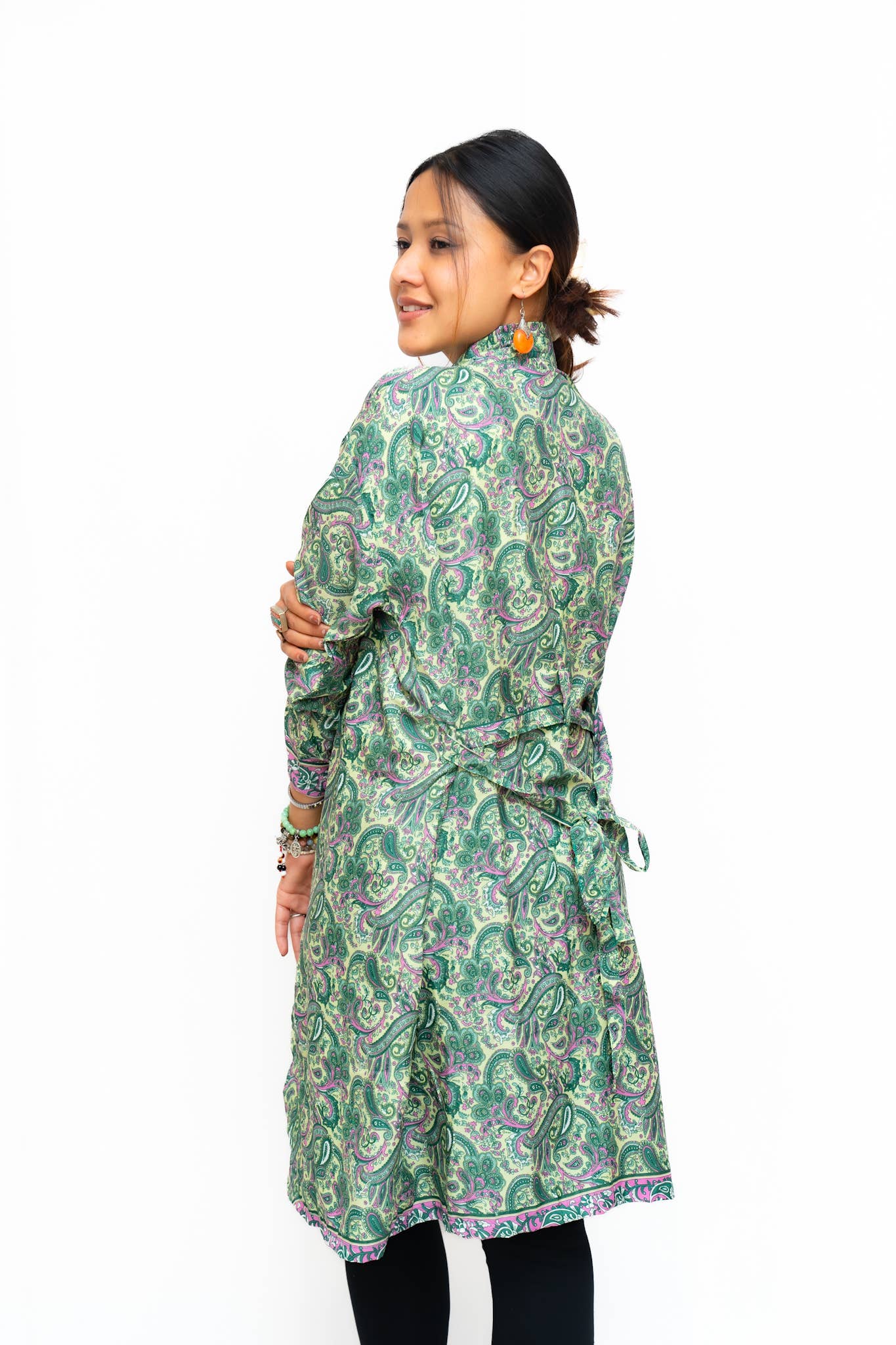 Long Sleeves Upcycled Kimono